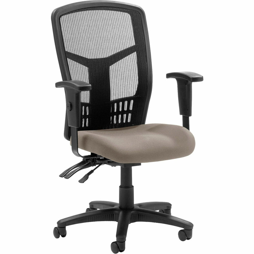 Lorell Executive Mesh High - Back Management Chair with Adjustable Arms and Multifunction Tilt 17" - 21"H (LLR - LLR86200X) - SchoolOutlet