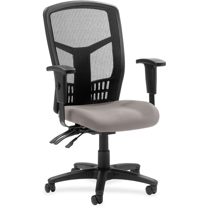 Lorell Executive Mesh High - Back Management Chair with Adjustable Arms and Multifunction Tilt 17" - 21"H (LLR - LLR86200X) - SchoolOutlet