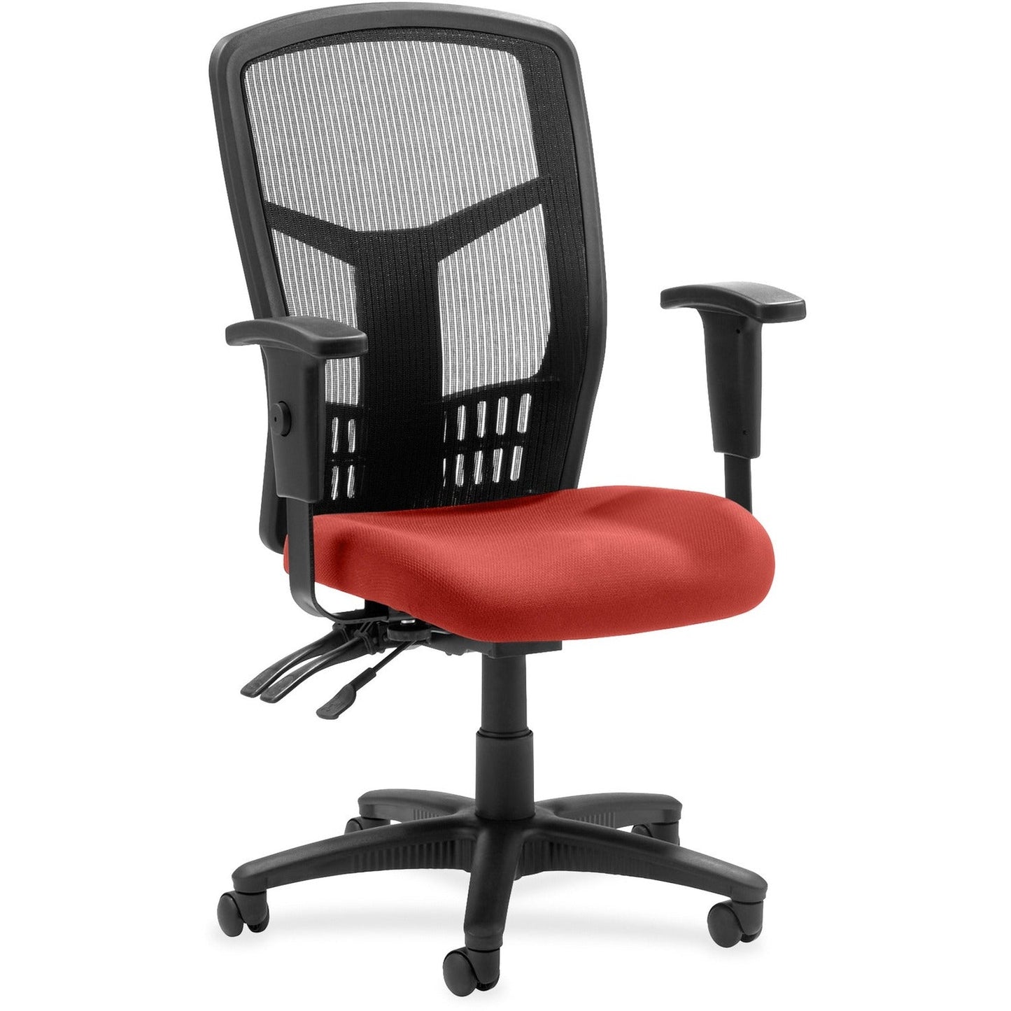 Lorell Executive Mesh High - Back Management Chair with Adjustable Arms and Multifunction Tilt 17" - 21"H (LLR - LLR86200X) - SchoolOutlet