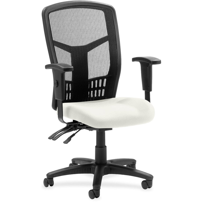Lorell Executive Mesh High - Back Management Chair with Adjustable Arms and Multifunction Tilt 17" - 21"H (LLR - LLR86200X) - SchoolOutlet