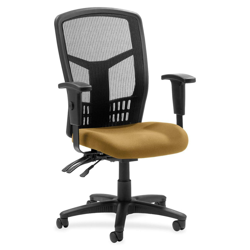 Lorell Executive Mesh High - Back Management Chair with Adjustable Arms and Multifunction Tilt 17" - 21"H (LLR - LLR86200X) - SchoolOutlet