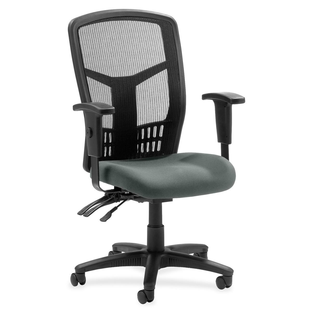Lorell Executive Mesh High - Back Management Chair with Adjustable Arms and Multifunction Tilt 17" - 21"H (LLR - LLR86200X) - SchoolOutlet