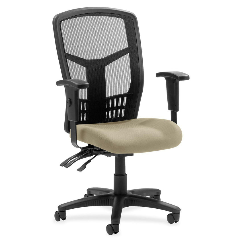 Lorell Executive Mesh High - Back Management Chair with Adjustable Arms and Multifunction Tilt 17" - 21"H (LLR - LLR86200X) - SchoolOutlet
