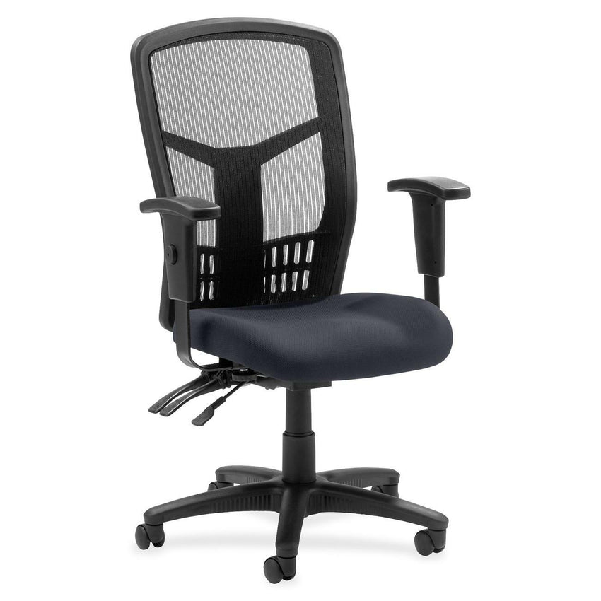 Lorell Executive Mesh High - Back Management Chair with Adjustable Arms and Multifunction Tilt 17" - 21"H (LLR - LLR86200X) - SchoolOutlet