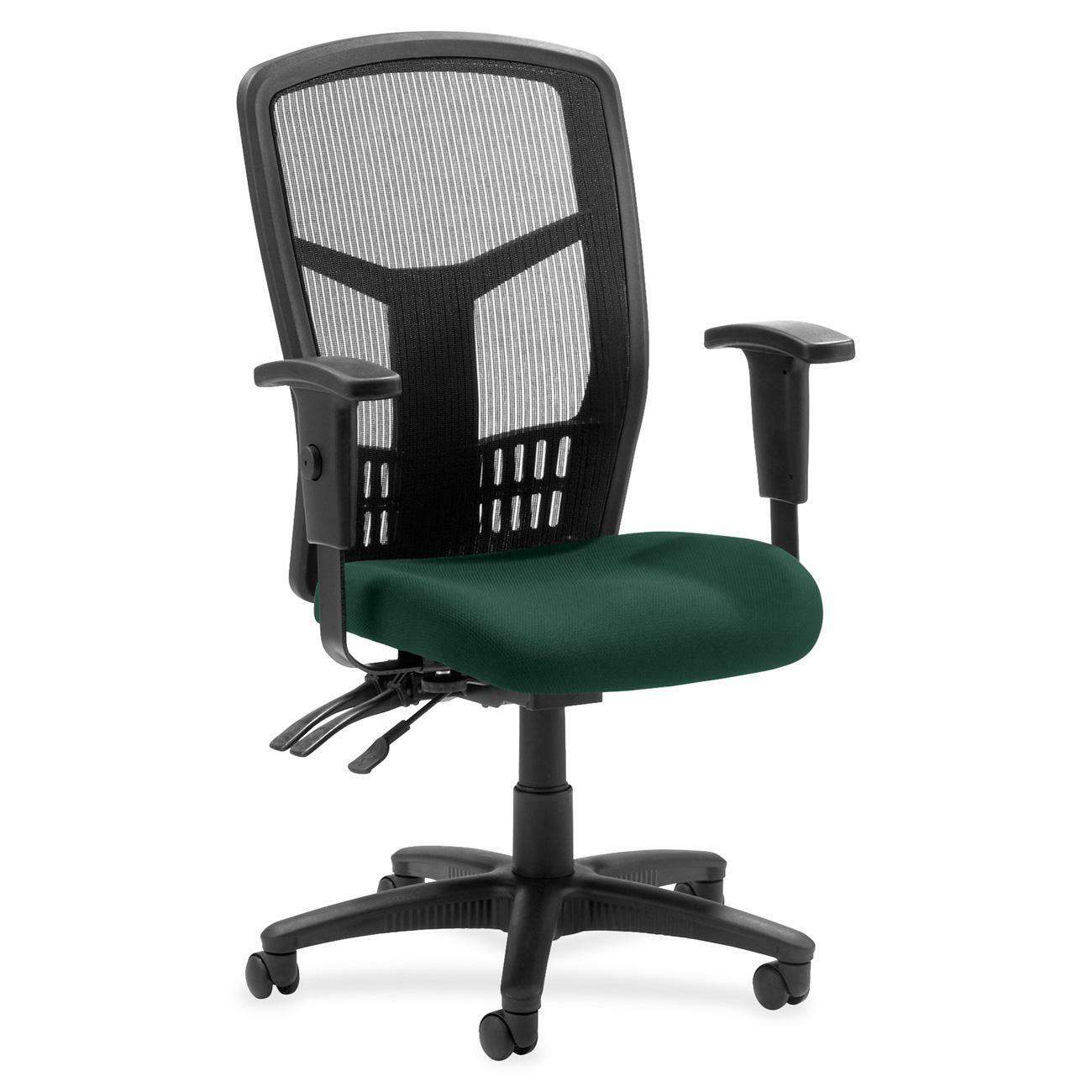 Lorell Executive Mesh High - Back Management Chair with Adjustable Arms and Multifunction Tilt 17" - 21"H (LLR - LLR86200X) - SchoolOutlet