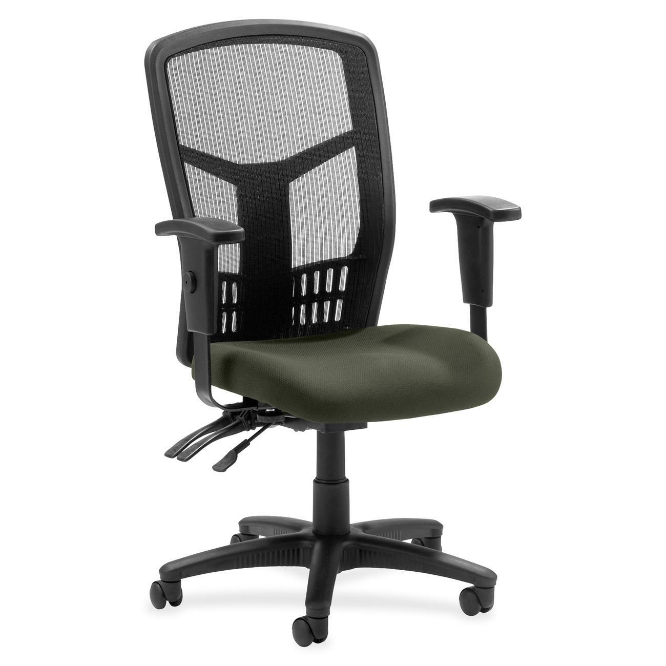 Lorell Executive Mesh High - Back Management Chair with Adjustable Arms and Multifunction Tilt 17" - 21"H (LLR - LLR86200X) - SchoolOutlet