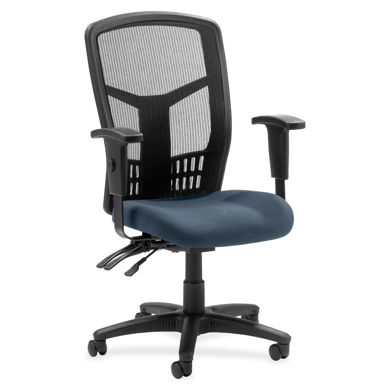 Lorell Executive Mesh High - Back Management Chair with Adjustable Arms and Multifunction Tilt 17" - 21"H (LLR - LLR86200X) - SchoolOutlet