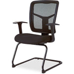 Lorell ErgoMesh Series Mesh Back Guest Chair with Arms and Cantilever Base (LLR - LLR86202X) - SchoolOutlet