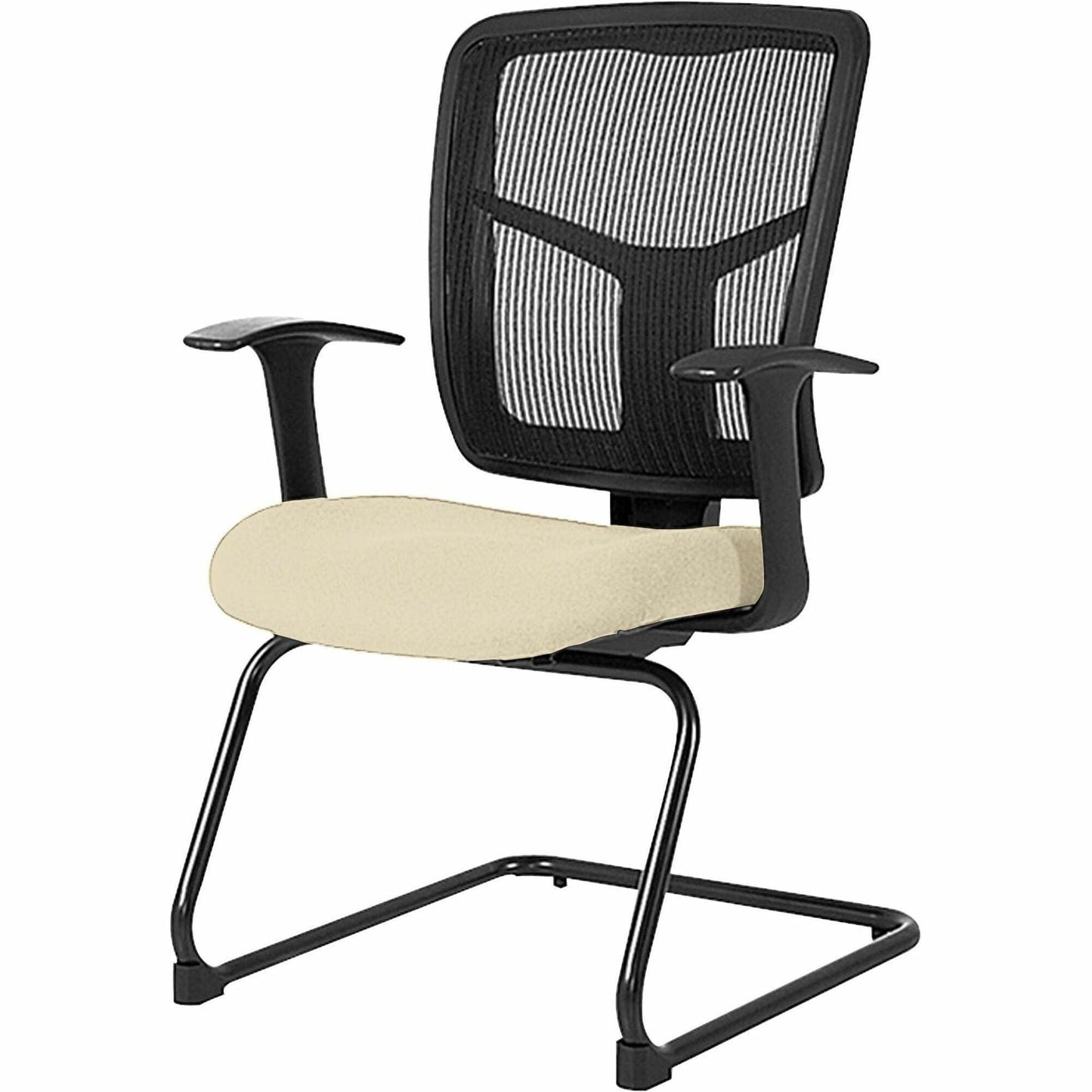 Lorell ErgoMesh Series Mesh Back Guest Chair with Arms and Cantilever Base (LLR - LLR86202X) - SchoolOutlet
