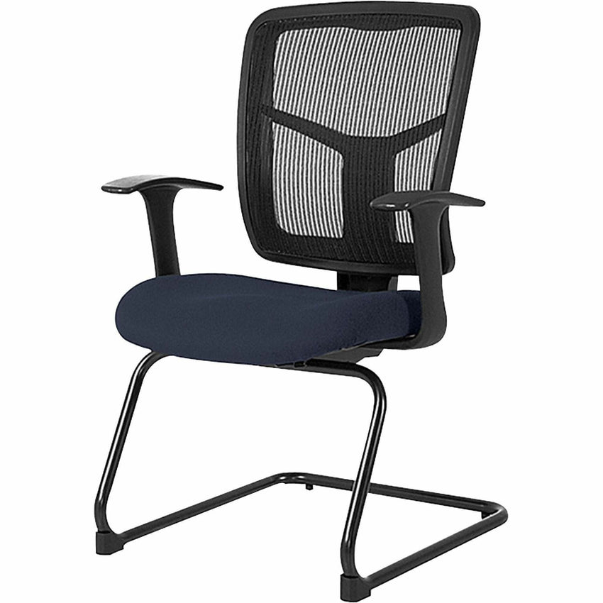Lorell ErgoMesh Series Mesh Back Guest Chair with Arms and Cantilever Base (LLR - LLR86202X) - SchoolOutlet