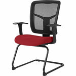 Lorell ErgoMesh Series Mesh Back Guest Chair with Arms and Cantilever Base (LLR - LLR86202X) - SchoolOutlet