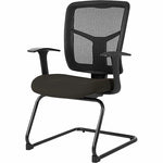 Lorell ErgoMesh Series Mesh Back Guest Chair with Arms and Cantilever Base (LLR - LLR86202X) - SchoolOutlet