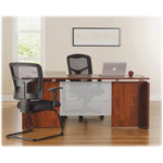 Lorell ErgoMesh Series Mesh Back Guest Chair with Arms and Cantilever Base (LLR - LLR86202X) - SchoolOutlet