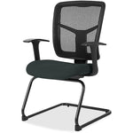 Lorell ErgoMesh Series Mesh Back Guest Chair with Arms and Cantilever Base (LLR - LLR86202X) - SchoolOutlet
