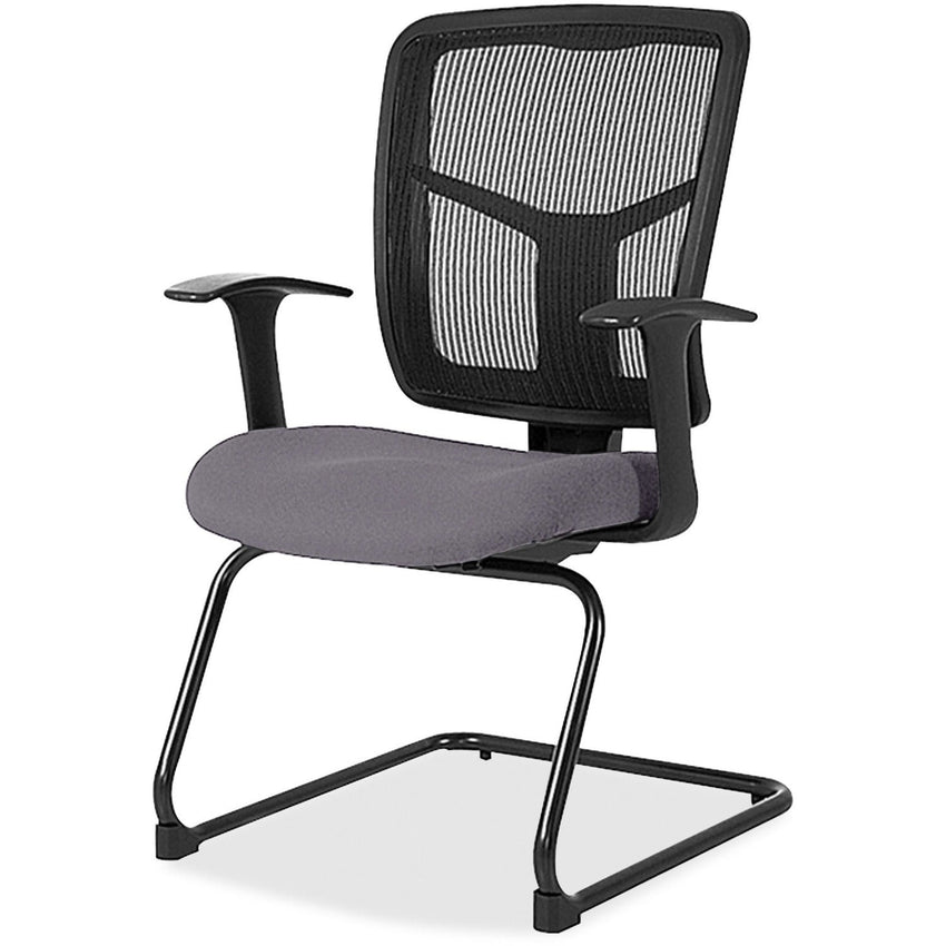 Lorell ErgoMesh Series Mesh Back Guest Chair with Arms and Cantilever Base (LLR - LLR86202X) - SchoolOutlet