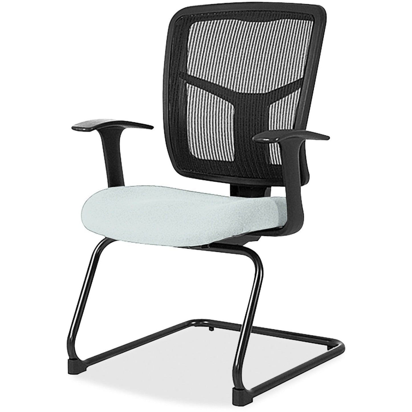 Lorell ErgoMesh Series Mesh Back Guest Chair with Arms and Cantilever Base (LLR - LLR86202X) - SchoolOutlet