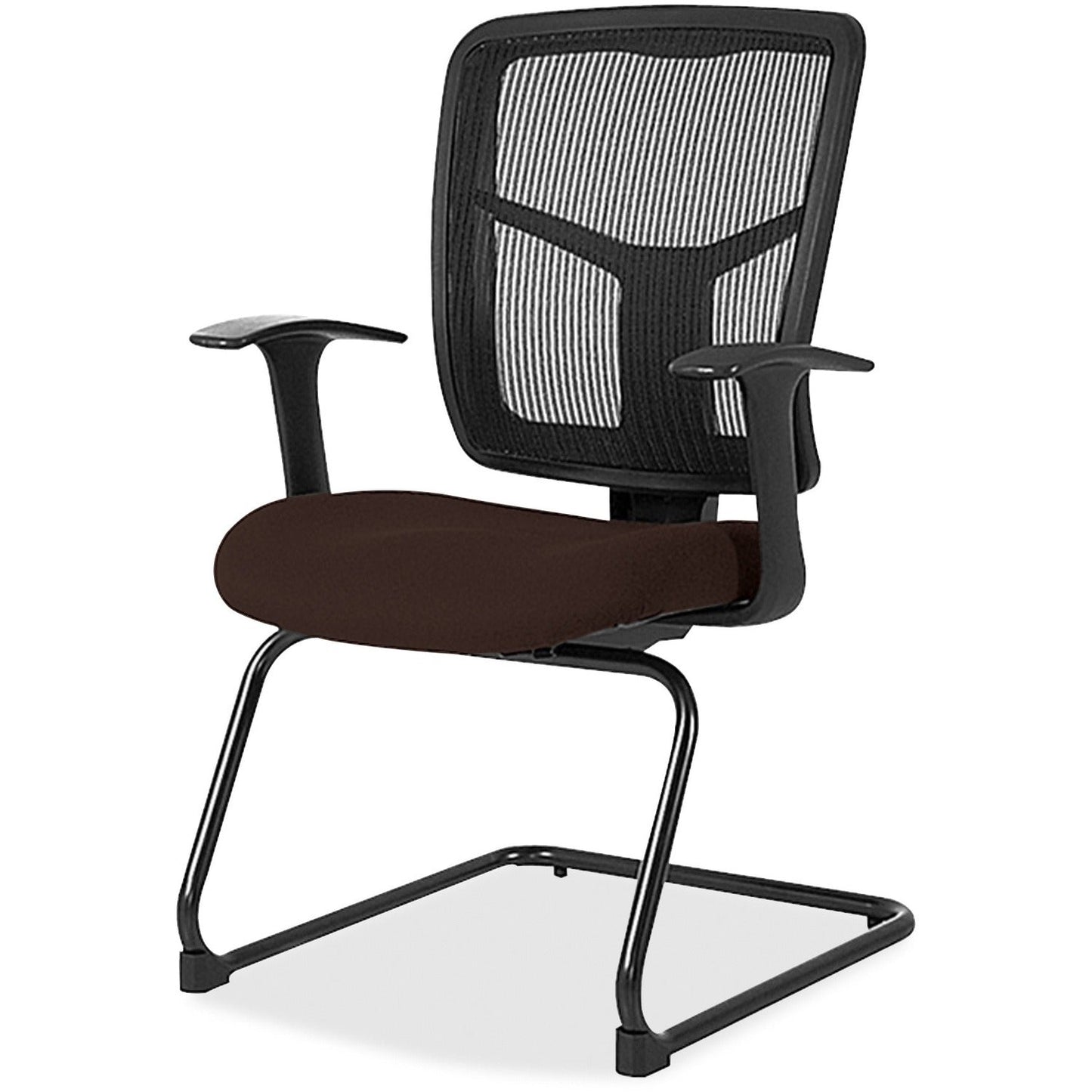 Lorell ErgoMesh Series Mesh Back Guest Chair with Arms and Cantilever Base (LLR - LLR86202X) - SchoolOutlet