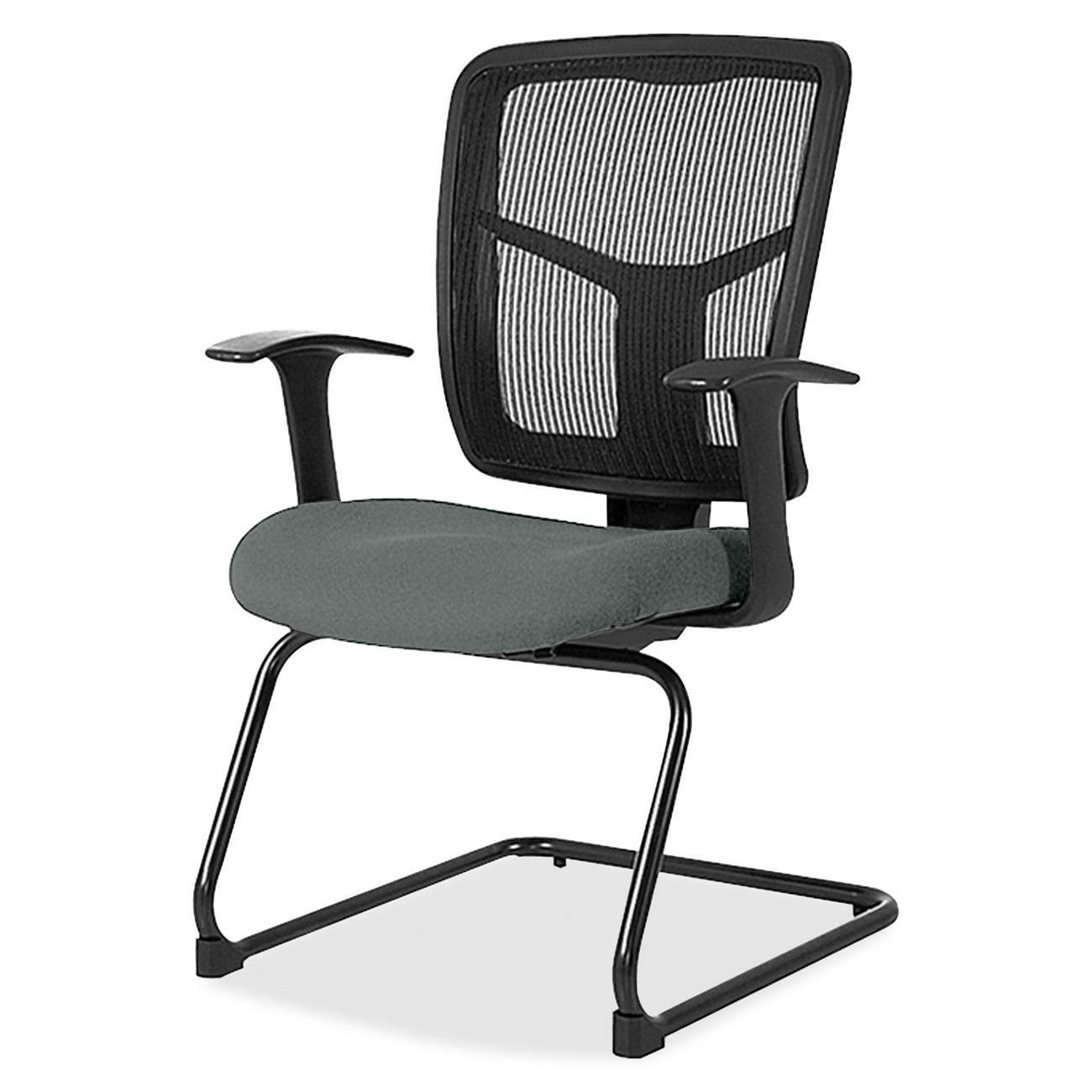 Lorell ErgoMesh Series Mesh Back Guest Chair with Arms and Cantilever Base (LLR - LLR86202X) - SchoolOutlet