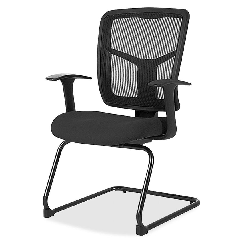 Lorell ErgoMesh Series Mesh Back Guest Chair with Arms and Cantilever Base (LLR - LLR86202X) - SchoolOutlet