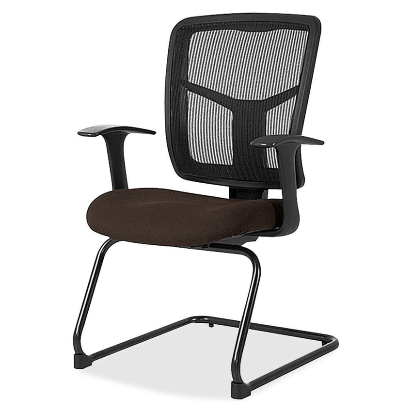 Lorell ErgoMesh Series Mesh Back Guest Chair with Arms and Cantilever Base (LLR - LLR86202X) - SchoolOutlet