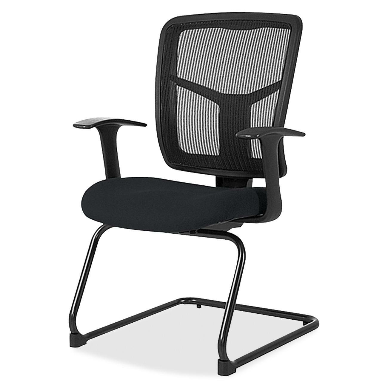 Lorell ErgoMesh Series Mesh Back Guest Chair with Arms and Cantilever Base (LLR - LLR86202X) - SchoolOutlet