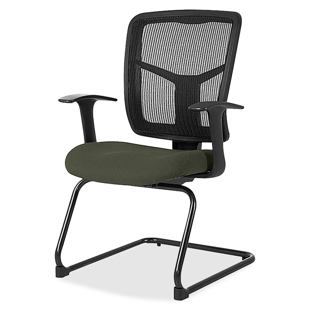 Lorell ErgoMesh Series Mesh Back Guest Chair with Arms and Cantilever Base (LLR - LLR86202X) - SchoolOutlet