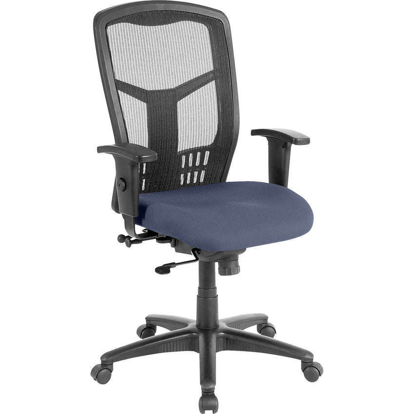 Lorell Executive Mesh High - Back Swivel Chair with Adjustable Arms and Synchro Tilt (LLR - LLR86205X) - SchoolOutlet