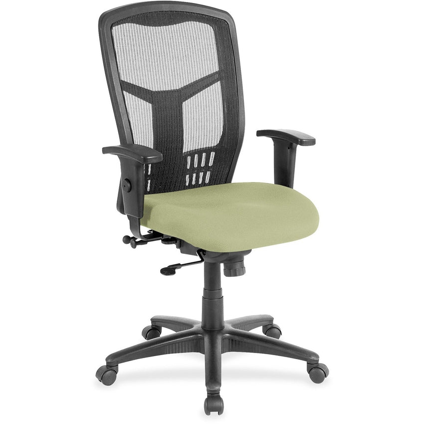 Lorell Executive Mesh High - Back Swivel Chair with Adjustable Arms and Synchro Tilt (LLR - LLR86205X) - SchoolOutlet