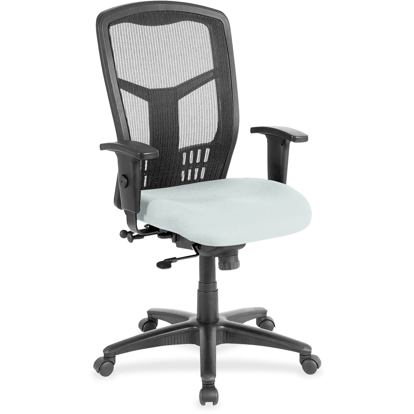 Lorell Executive Mesh High - Back Swivel Chair with Adjustable Arms and Synchro Tilt (LLR - LLR86205X) - SchoolOutlet