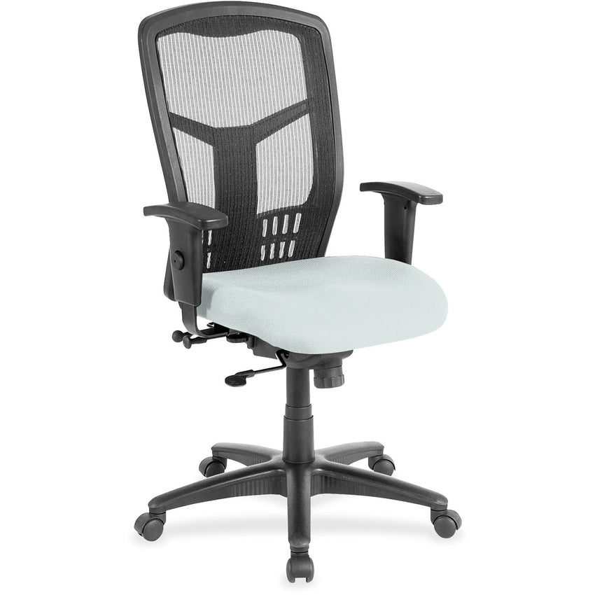 Lorell Executive Mesh High - Back Swivel Chair with Adjustable Arms and Synchro Tilt (LLR - LLR86205X) - SchoolOutlet