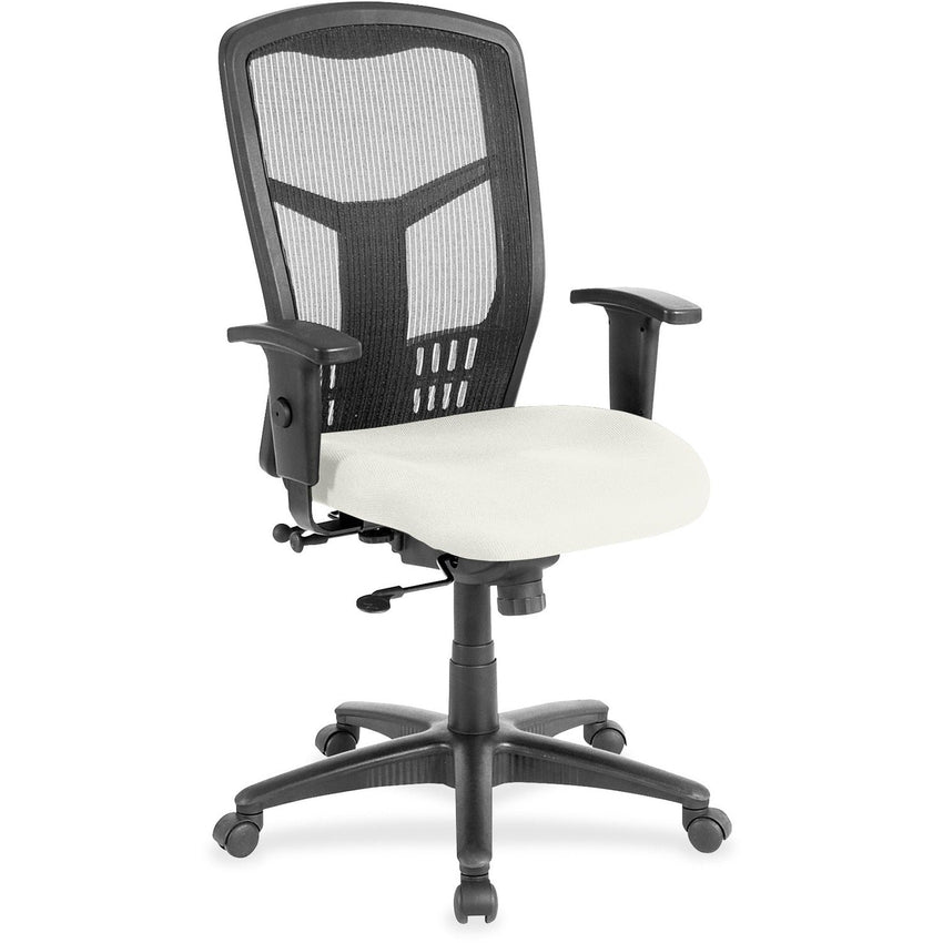 Lorell Executive Mesh High - Back Swivel Chair with Adjustable Arms and Synchro Tilt (LLR - LLR86205X) - SchoolOutlet