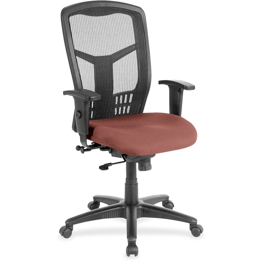 Lorell Executive Mesh High - Back Swivel Chair with Adjustable Arms and Synchro Tilt (LLR - LLR86205X) - SchoolOutlet