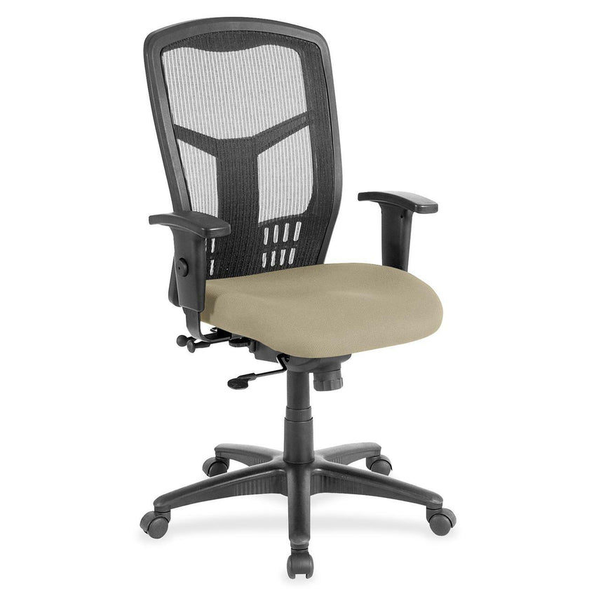 Lorell Executive Mesh High - Back Swivel Chair with Adjustable Arms and Synchro Tilt (LLR - LLR86205X) - SchoolOutlet