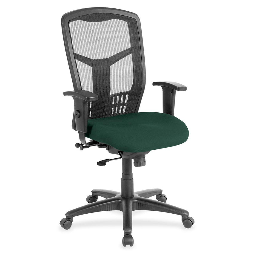 Lorell Executive Mesh High - Back Swivel Chair with Adjustable Arms and Synchro Tilt (LLR - LLR86205X) - SchoolOutlet