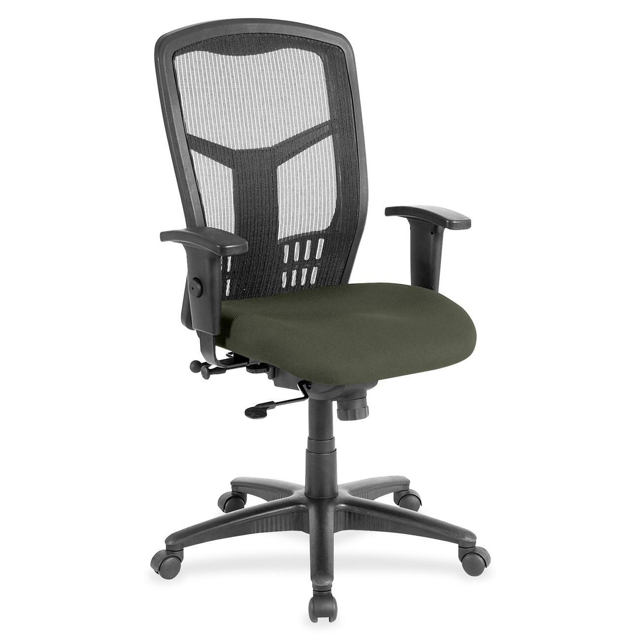 Lorell Executive Mesh High - Back Swivel Chair with Adjustable Arms and Synchro Tilt (LLR - LLR86205X) - SchoolOutlet