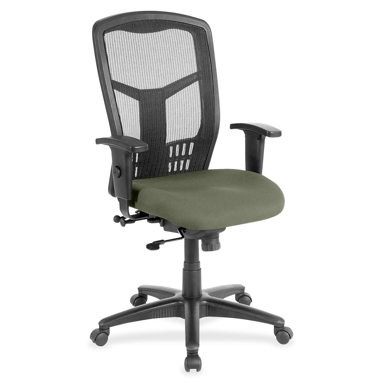 Lorell Executive Mesh High - Back Swivel Chair with Adjustable Arms and Synchro Tilt (LLR - LLR86205X) - SchoolOutlet