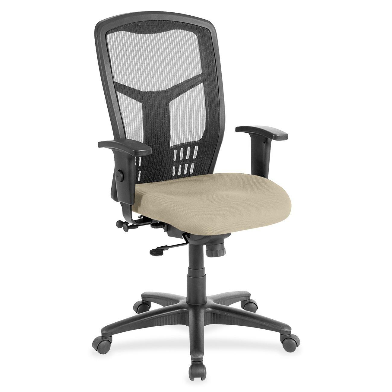 Lorell Executive Mesh High - Back Swivel Chair with Adjustable Arms and Synchro Tilt (LLR - LLR86205X) - SchoolOutlet