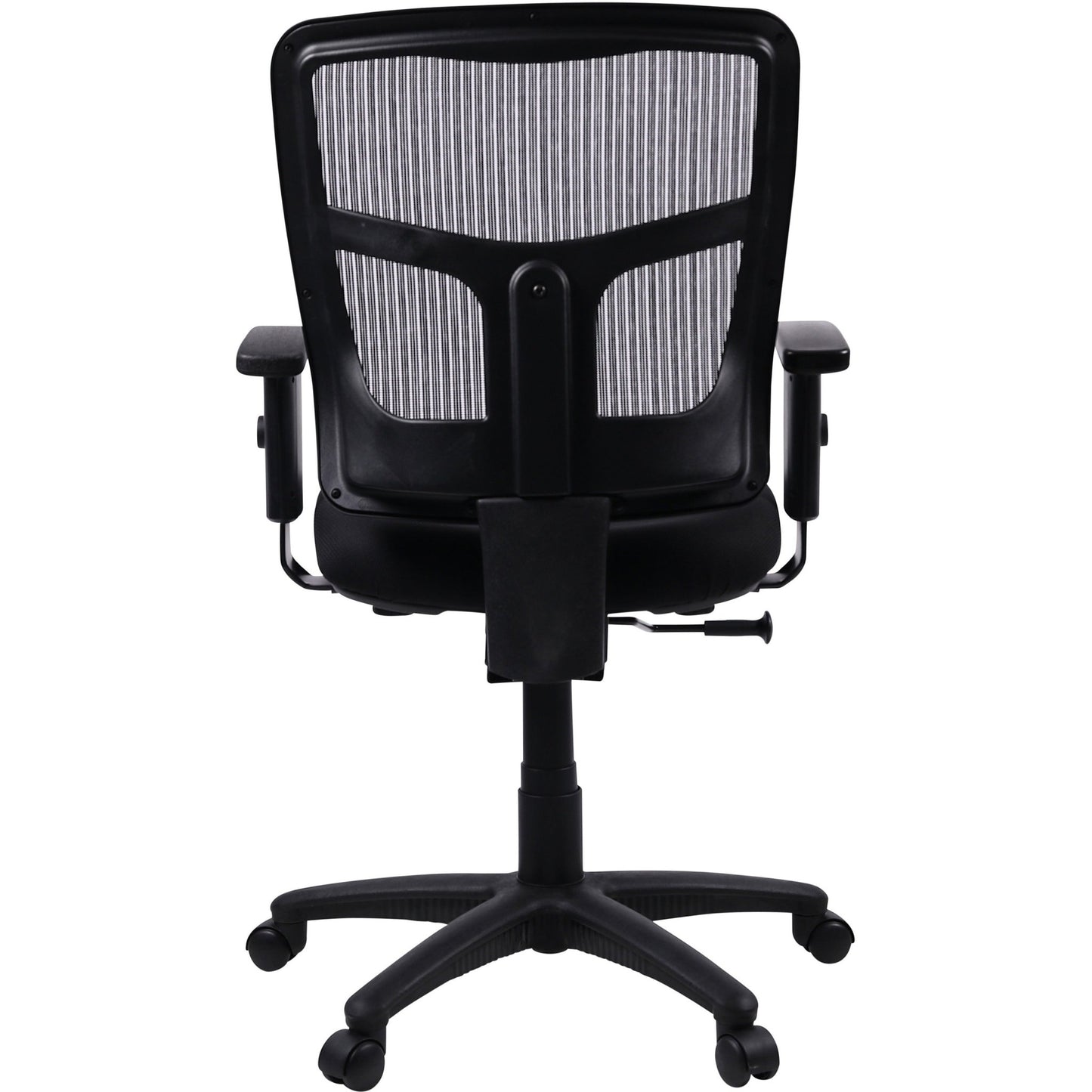 Lorell Ergomesh Managerial Mesh Mid - back Task Chair with Adjustable Arms and 5 - Star Base 17.7" - 21"H (LLR - LLR86209X) - SchoolOutlet