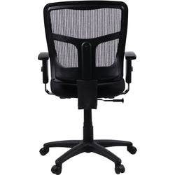 Lorell Ergomesh Managerial Mesh Mid-back Task Chair with Adjustable Arms and 5-Star Base 17.7" - 21"H (LLR-LLR86209X)