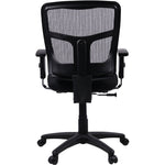 Lorell Ergomesh Managerial Mesh Mid - back Task Chair with Adjustable Arms and 5 - Star Base 17.7