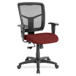 Lorell Ergomesh Managerial Mesh Mid - back Task Chair with Adjustable Arms and 5 - Star Base 17.7