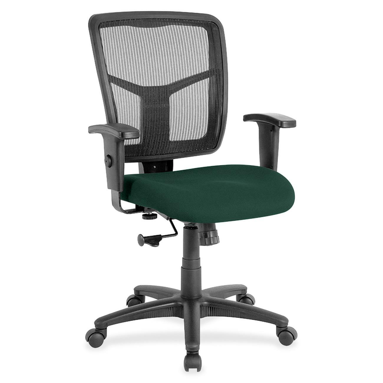 Lorell Ergomesh Managerial Mesh Mid - back Task Chair with Adjustable Arms and 5 - Star Base 17.7" - 21"H (LLR - LLR86209X) - SchoolOutlet