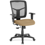 Lorell Ergomesh Managerial Mesh Mid - back Task Chair with Adjustable Arms and 5 - Star Base 17.7