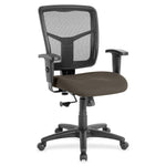 Lorell Ergomesh Managerial Mesh Mid - back Task Chair with Adjustable Arms and 5 - Star Base 17.7