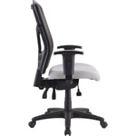 Lorell Ergomesh Executive Mesh High - Back Chair Frame Adjustable Arms and Swivel (LLR - LLR86210) - SchoolOutlet