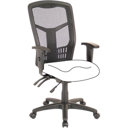 Lorell Ergomesh Executive Mesh High-Back Chair Frame Adjustable Arms and Swivel (LLR-LLR86210)