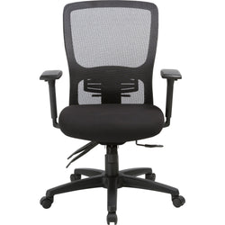 Lorell Ratchet High-Back Mesh Executive Chair with Adjustable Lumbar Support 18.50" - 21.80"H (LLR-LLR86220)