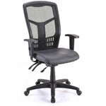 Lorell Executive Antimicrobial High - Back Mesh Office Chair with Adjustable Arms (LLR - LLR86240) - SchoolOutlet