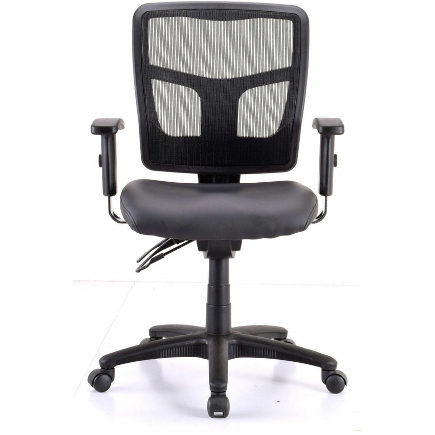Lorell Executive Antimicrobial Mid - Back Mesh Office Chair with Adjustable Arms 17 - 20.90 "H (LLR - LLR86241) - SchoolOutlet