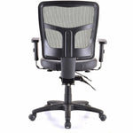 Lorell Executive Antimicrobial Mid - Back Mesh Office Chair with Adjustable Arms 17 - 20.90 